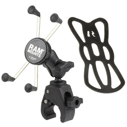 RAM® X-Grip® Large Phone Mount with Tough-Claw™ Small Clamp Base - Short - Riders Junction