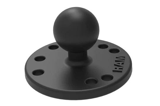 RAM BASE - ROUND PLATE 63.5MM (2.5") B BALL