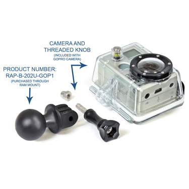 RAM Mounts Action Camera Universal Ball Adapter