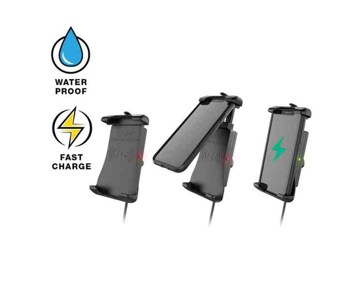 RAM-Mounts Quick-Grip Waterproof Wireless Charging Holder-RAM-HOL-UN14WB