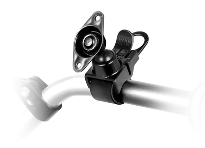 RAM SET - EZ-STRAP MOUNT WITH SHORT ARM AND DIAMOND ADAPTER BASE