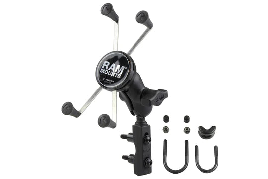 RAM SET- LARGE PHONE MOUNT WITH BRAKE/CLUTCH RESERVOIR BASE