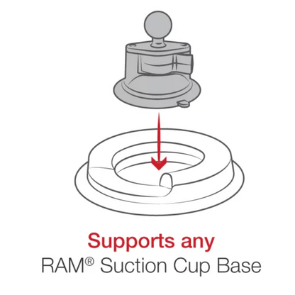 RAM Mounts Portable Friction Dashboard Base - RAP-279B