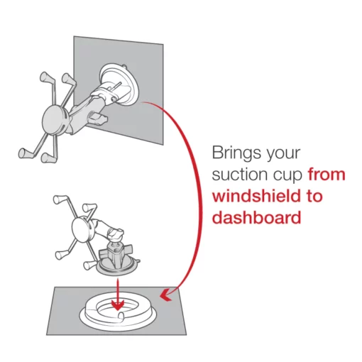 RAM Mounts Portable Friction Dashboard Base - RAP-279B