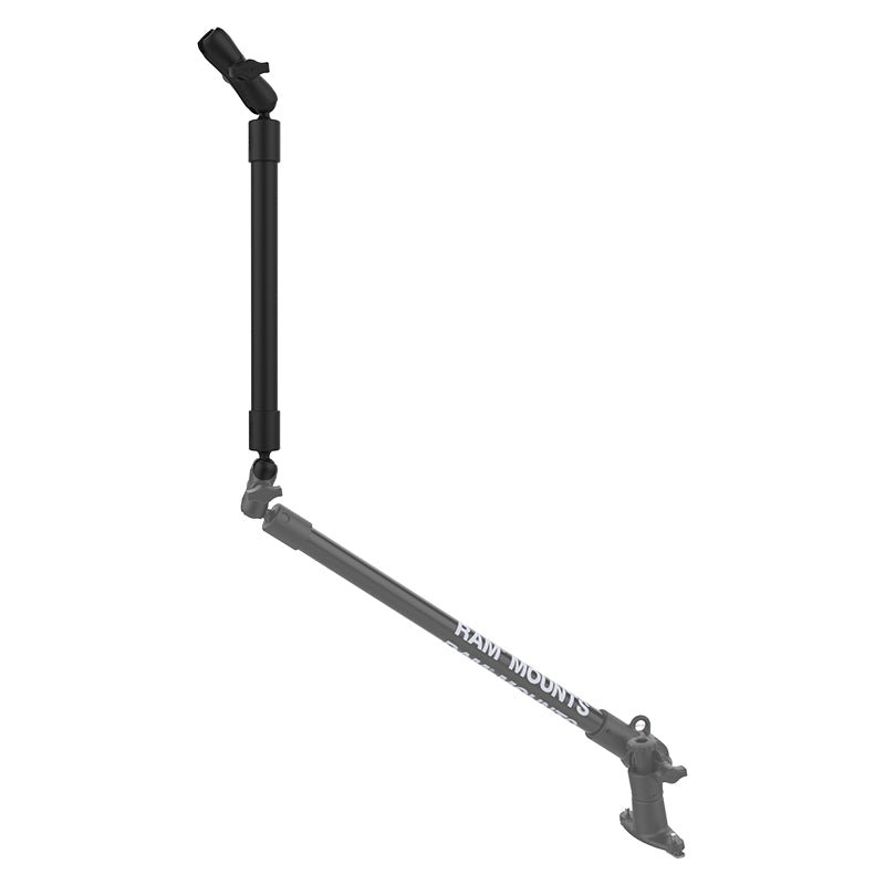 RAM® Mounts 18" PVC Pipe Extension with Ball Ends & Double Socket Arm (RAP-BB-230-18-201U)
