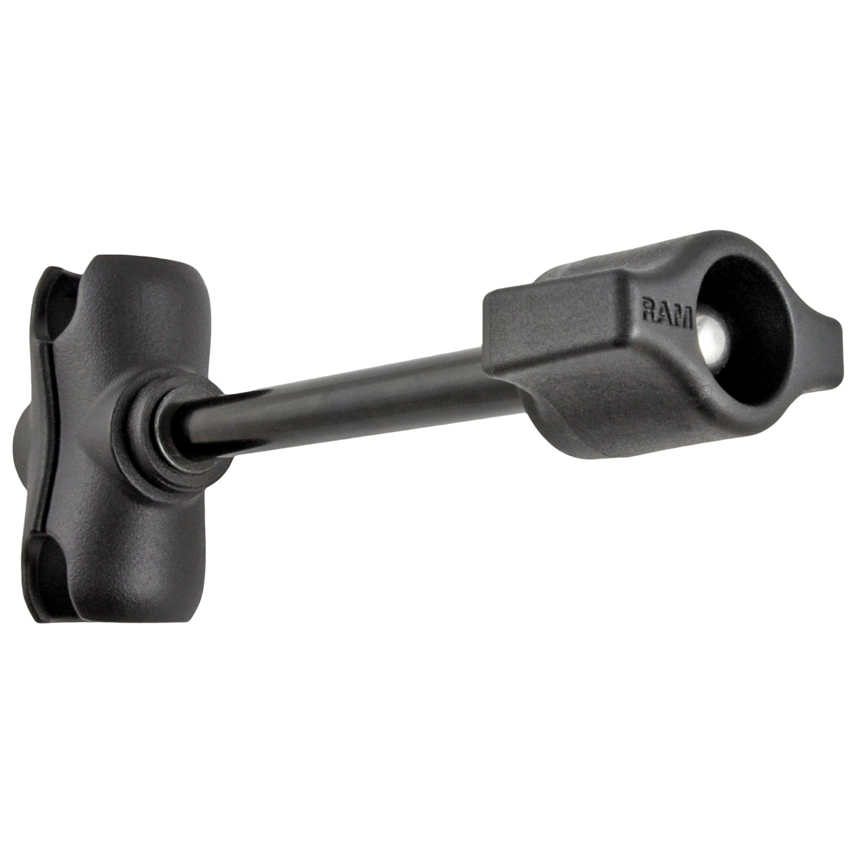 RAM® Mounts Double Socket Arm with Retention Knob - B Size Short (RAM-B-201-A-ALA1-KRU)