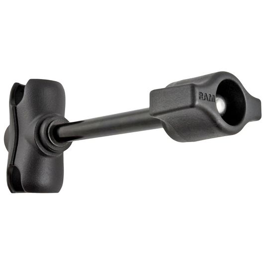RAM® Mounts Double Socket Arm with Retention Knob - B Size Short (RAM-B-201-A-ALA1-KRU)