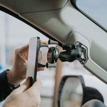 RAM® Mounts Grab Handle & A-Pillar M6 Bolt Replacement Kit with Ball Base (RAM-B-367B-M6U)