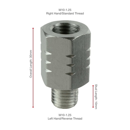 RAM® Mounts M10-1.25 Reverse Thread Adapter (RAM-M10125-RTA)