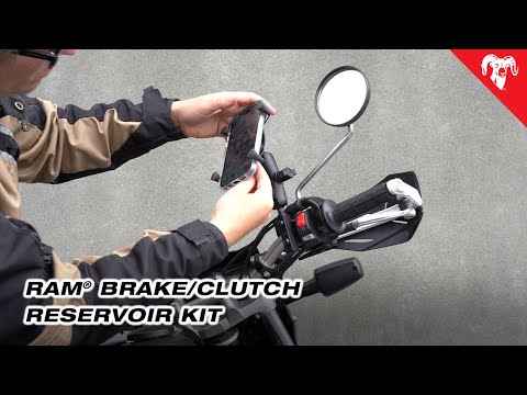 RAM® Mounts Motorcycle Brake/Clutch Reservoir Ball Base (RAM-B-309-1U)