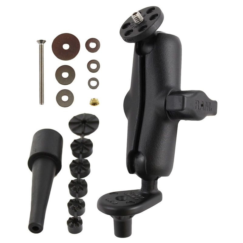 RAM® Mounts Motorcycle Fork Stem Mount with 1/4"-20 Action Camera Adapter - RAM-B-342-366U