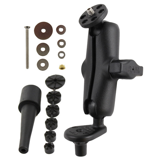 RAM® Mounts Motorcycle Fork Stem Mount with 1/4"-20 Action Camera Adapter - RAM-B-342-366U