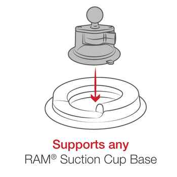 RAM® Mounts Portable Friction Dashboard Base (RAP-279C)