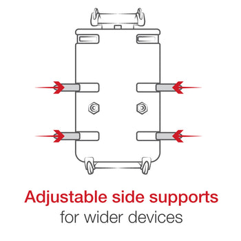 RAM® Mounts Quick-Grip XL Phone Mount with Handlebar U-Bolt Base - Medium (RAM-B-149Z-PD4U)