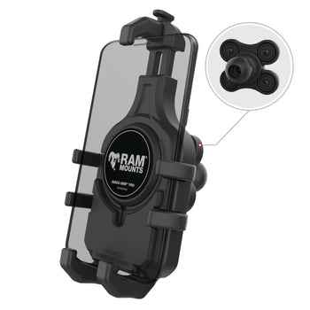 RAM® Mounts Quick-Grip™ Pro Phone Holder with Ball & Vibration Damper - RAM-HOL-PD5BVU