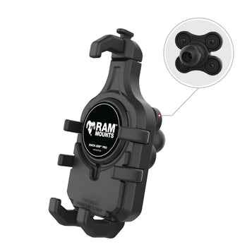RAM® Mounts Quick-Grip™ Pro Phone Holder with Ball & Vibration Damper - RAM-HOL-PD5BVU