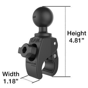 RAM® Mounts Tough-Claw™ Small Clamp Ball Base (RAP-400U)