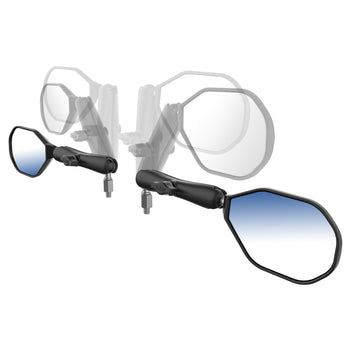 RAM® Mounts Tough-Mirror™ Kit with M10-1.25 Bases + M10-1.5 Adapters - Long Arm (RAM-B-349-M1015-C-465RL)