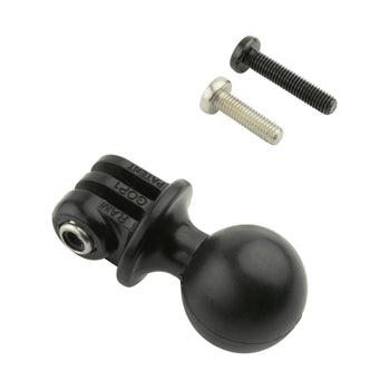 RAM® Mounts U-Bolt Double Ball Mount with Action Camera Adapter - Medium (RAM-B-149Z-GOP1U)
