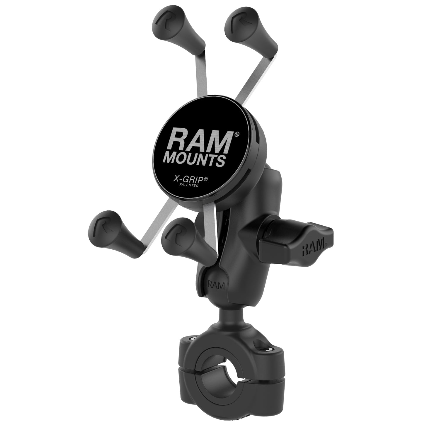 RAM® Mounts X-Grip® Phone Mount with RAM® Torque™ Medium Rail Base - Short (RAM-B-408-75-1-A-UN7U)