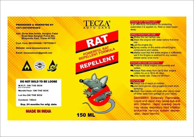 Rat Repellent 150ml - Tecza - Riders Junction