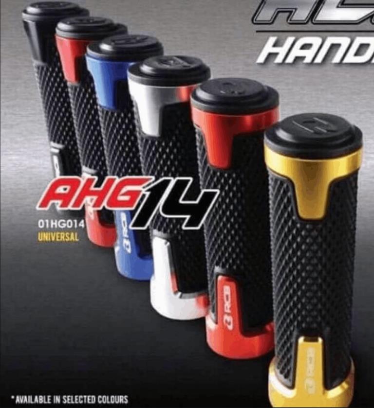 RCB AHG14 GRIP SET 01HG014 ( SILVER ) - Riders Junction