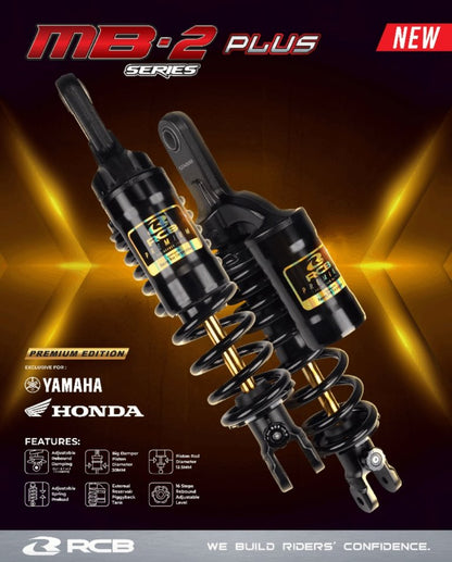 RCB MB-2 Plus Series Suspension Rear Shock Absorber For Aerox 01A0246T