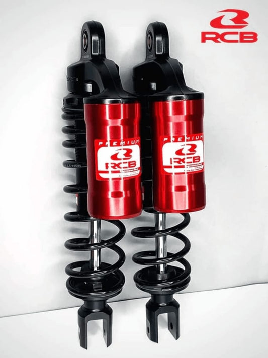 RCB MB2 Series Suspension Rear Shock Absorber Black Red 01A0180B - Riders Junction