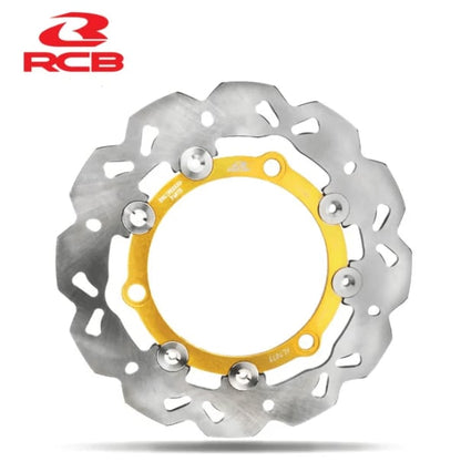 RCB S Series Alloy Brake Disc AEROX 230MM 01D0486 ( GOLD ) - Riders Junction