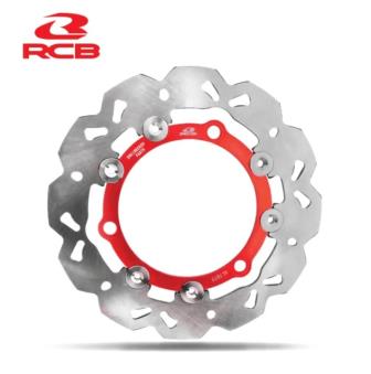 RCB S Series Alloy Brake Disc AEROX 230MM 01D0486 ( RED ) - Riders Junction
