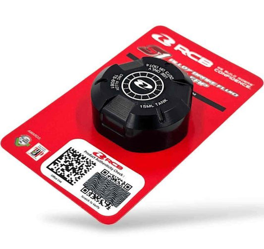RCB S1 Alloy Brake Fluid Tank Cap 15 ML-Black (01BF004)