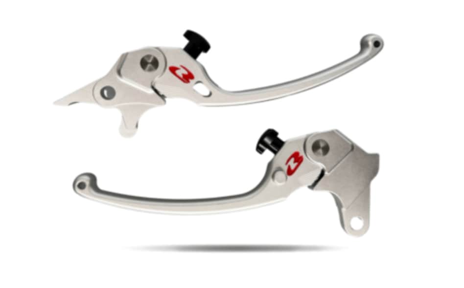 RCB S3 Series Lever Set AEROX 01LV292 ( SILVER  ) - Riders Junction