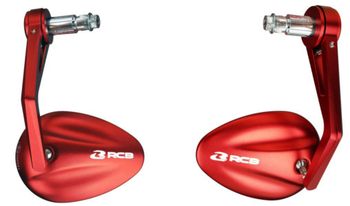 RCB S5 Alloy Side Mirror BAR-END Red - 01MR003R