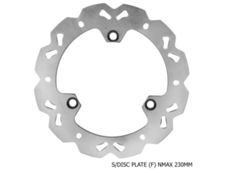 RCB Steel Brake Disc E Series AEROX 230MM 01D0480Z ( SILVER ) - Riders Junction