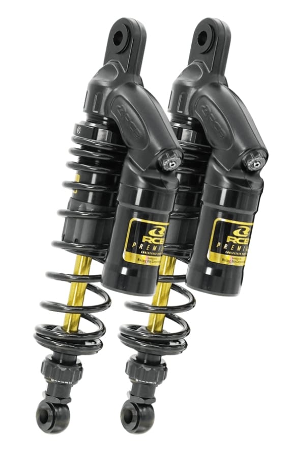 RCB VD Series Suspension Rear Shock Absorber For AEROX 01A0164Z ( BLACK GOLDEN ) - Riders Junction