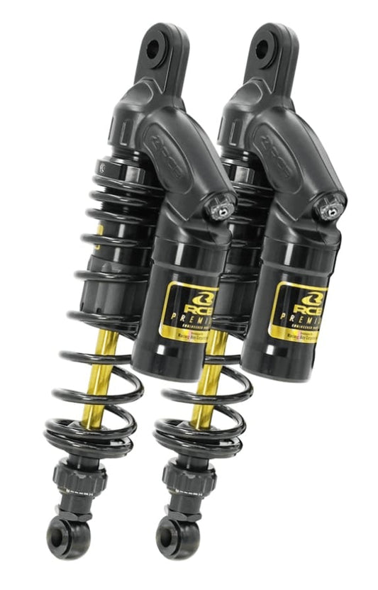 RCB VD Series Suspension Rear Shock Absorber For AEROX 01A0164Z ( BLACK GOLDEN ) - Riders Junction