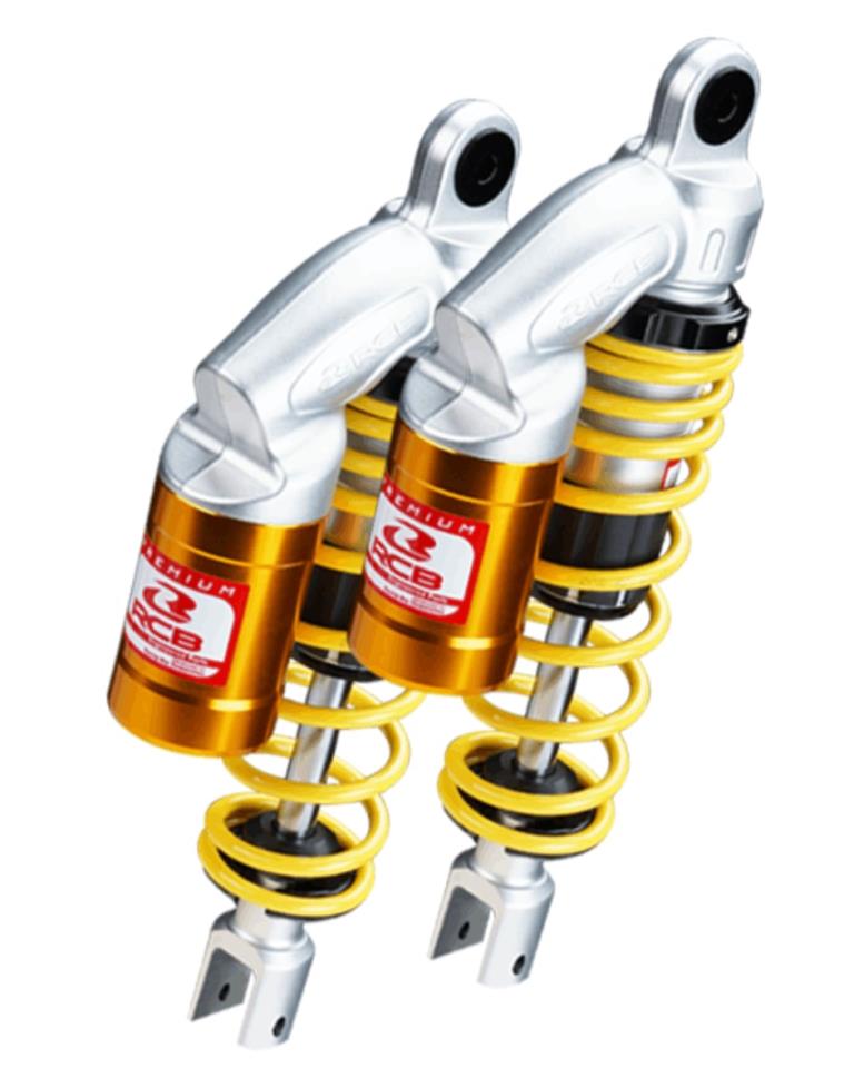 RCB VE Series Suspension Rear Shock Absorber For Aerox  01A0171Y  ( YELLOW GOLD ) - Riders Junction