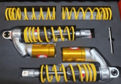 RCB VE Series Suspension Rear Shock Absorber For Aerox  01A0171Y  ( YELLOW GOLD ) - Riders Junction
