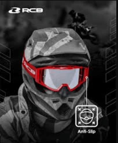 RCB X Series Goggles 01GL002 - Red Chrome