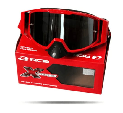 RCB X Series Goggles 01GL002 - Red Chrome
