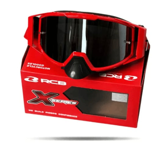 RCB X Series Goggles 01GL002 - Red Chrome