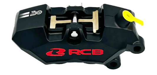 RCB Brake Caliper 4 Piston R1 CNC Series (RH) - 30 Years Edition Black (01BC104Z)