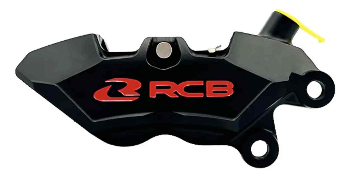 RCB Brake Caliper 4 Piston R1 CNC Series (RH) - 30 Years Edition Black (01BC104Z)