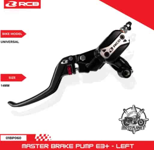 RCB E3+ Master Brake Pump LH 14mm Black – 01BP060B