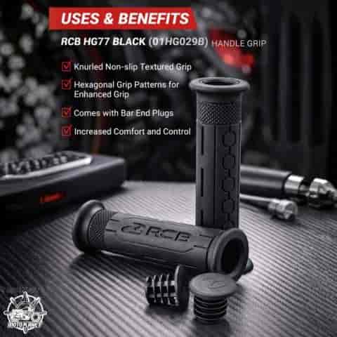 RCB Handle Grip HG77 Full Black – 01HG029B