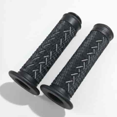 RCB Handle Grip Nagamaki MotoGP Rider 122 mm Black/Grey - 01HG023J