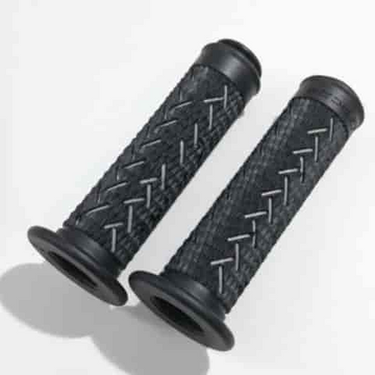 RCB Handle Grip Nagamaki MotoGP Rider 122 mm Black/Grey - 01HG023J