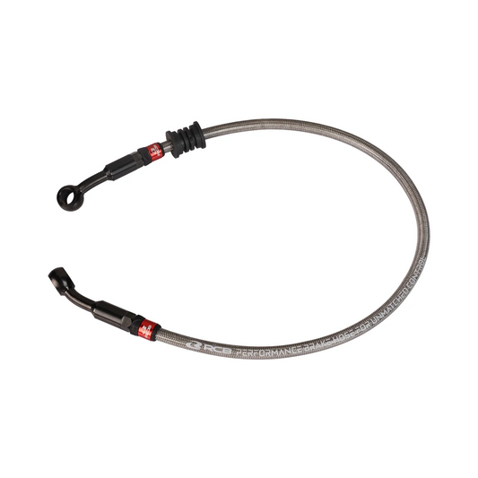 RCB S Series Brake Hose 850mm Silver - 01BH017S