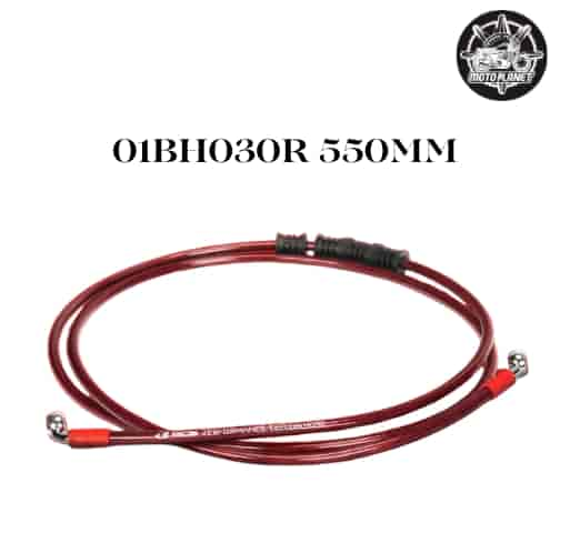 RCB Brake Hose E Series 550mm-01BH030R (Red)