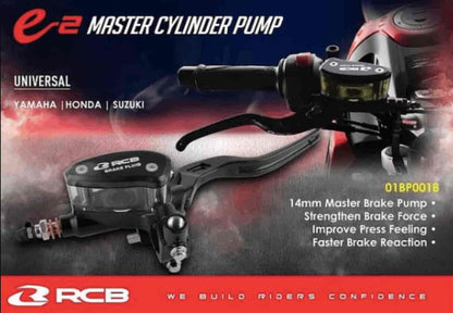 RCB E2 Series Master Brake Pump RH 14mm Black – 01BP001B